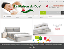 Tablet Screenshot of la-maison-du-dos.com